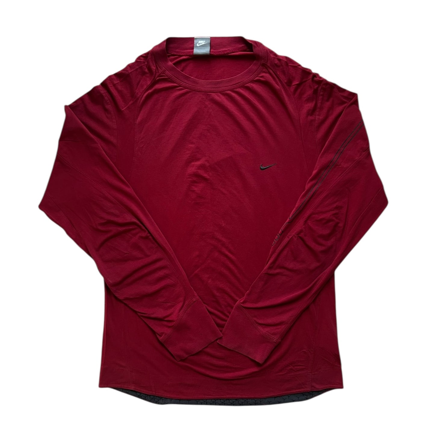 Medium Nike Red Long Sleeved T-Shirt