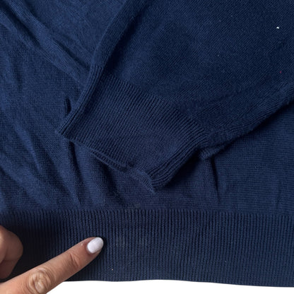 Large Ralph Lauren Navy Knitted Jumper