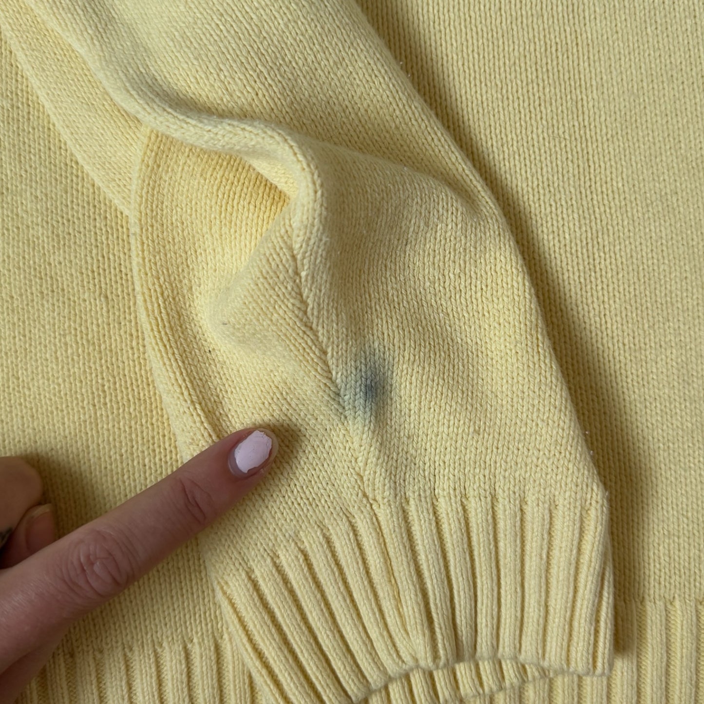 Extra Large Tommy Hilfiger Yellow Knitted Jumper