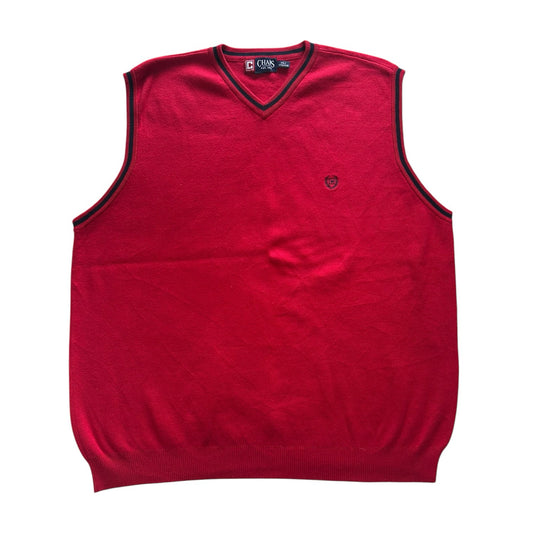 XXL Chaps Red Sweater Vest