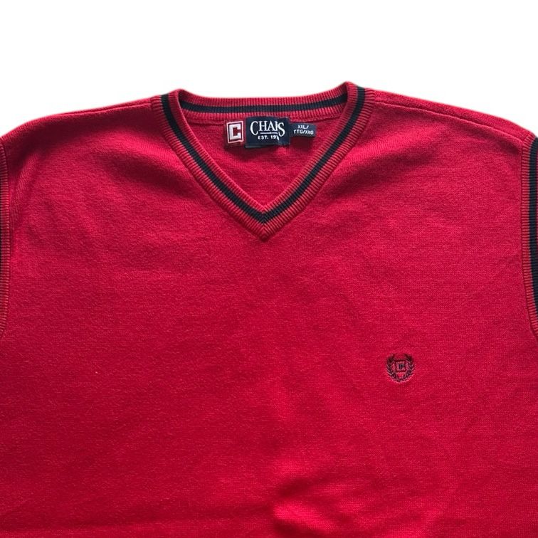 XXL Chaps Red Sweater Vest