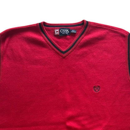XXL Chaps Red Sweater Vest