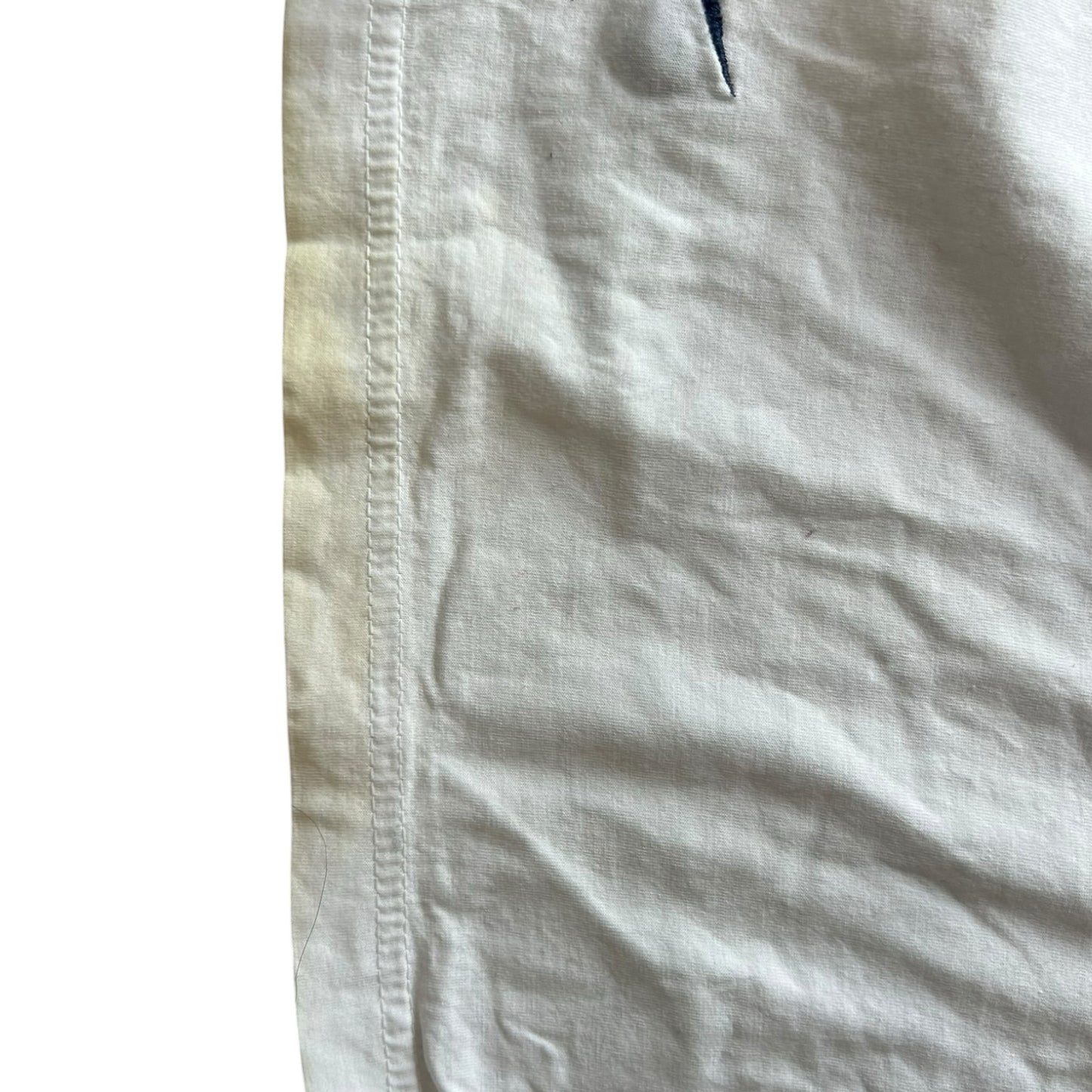 Large Nike Court White and Purple Striped Polo Shirt