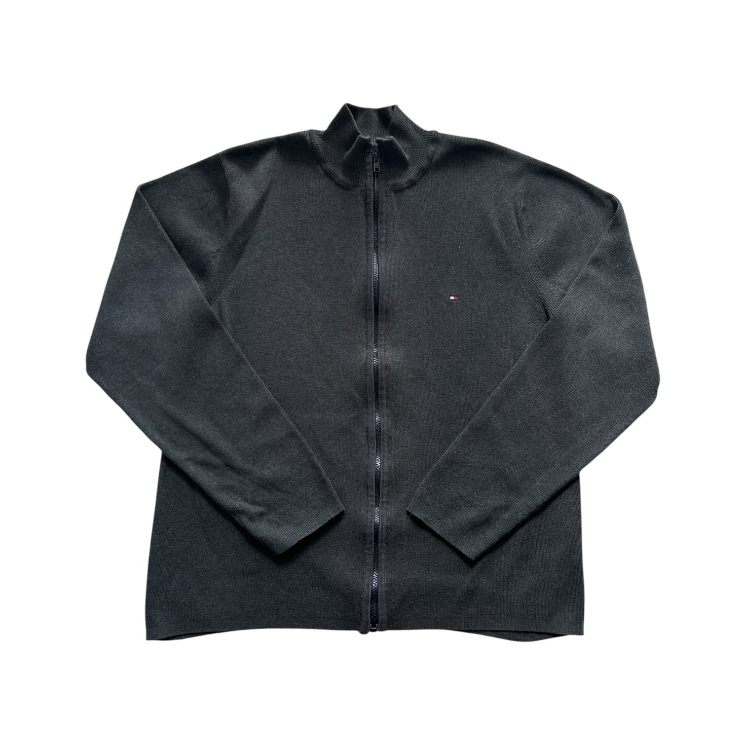 Woman's Extra large Tommy Hilfiger Black Full Zip Jumper