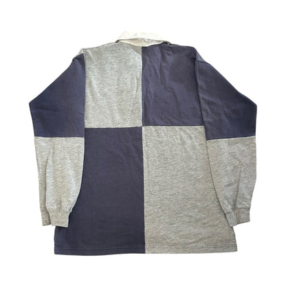 Extra large Eden Park Grey and Navy Rugby Shirt