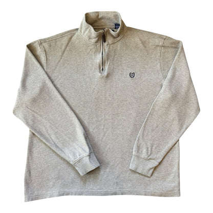 Large Chaps Speckled Beige 1/4 Zip