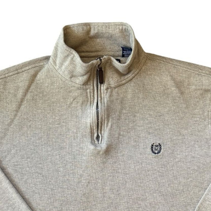 Large Chaps Speckled Beige 1/4 Zip