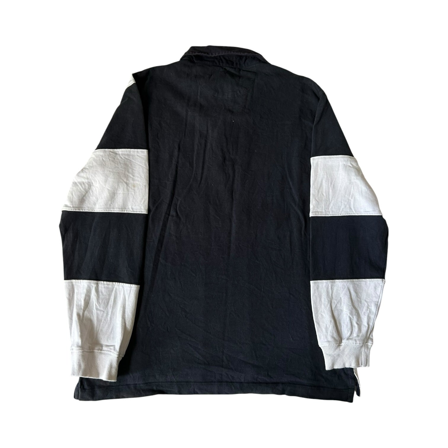 Large Prodigy Sport Black, White and Blue Rugby Shirt