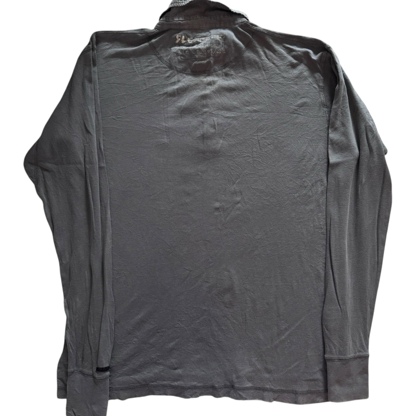 Large Rework Grey Rugby Shirt