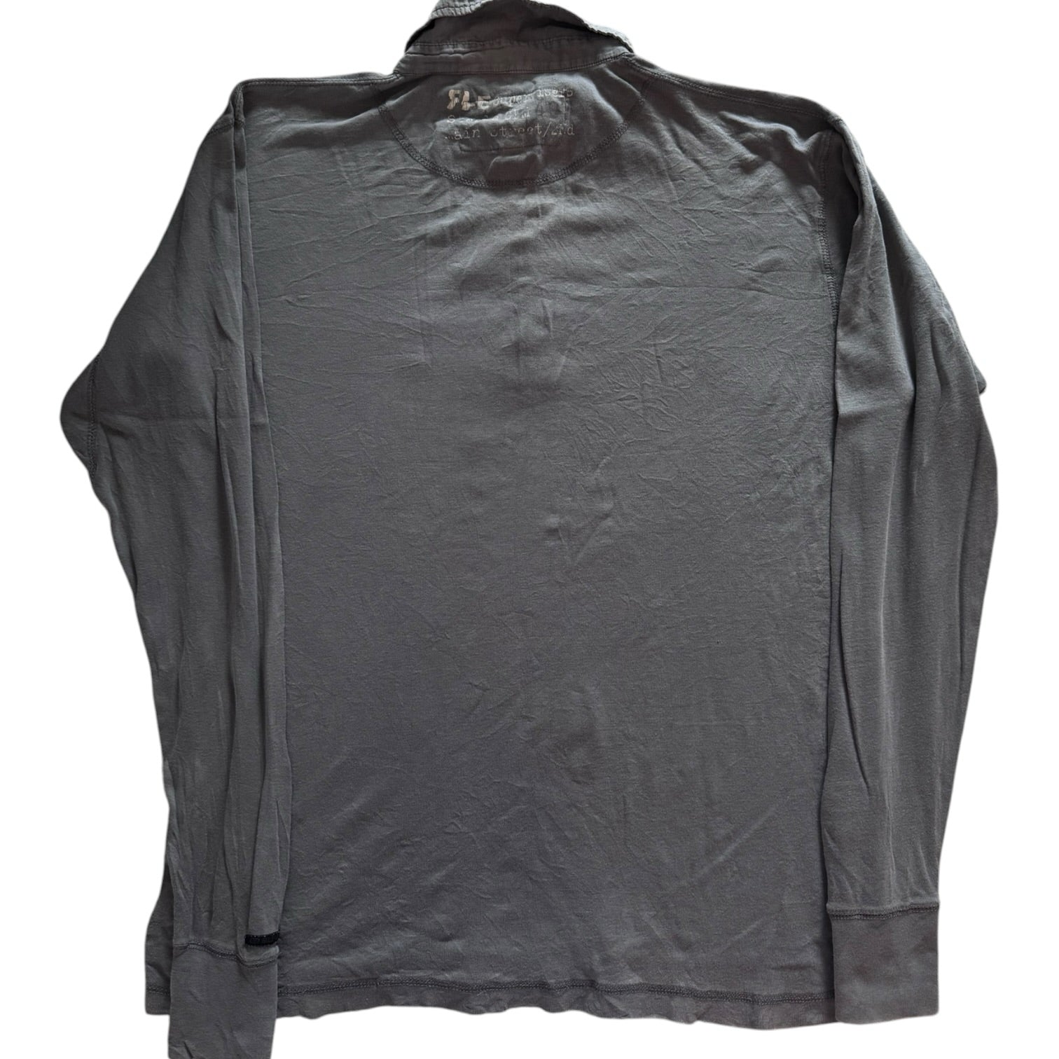 Large Rework Grey Rugby Shirt