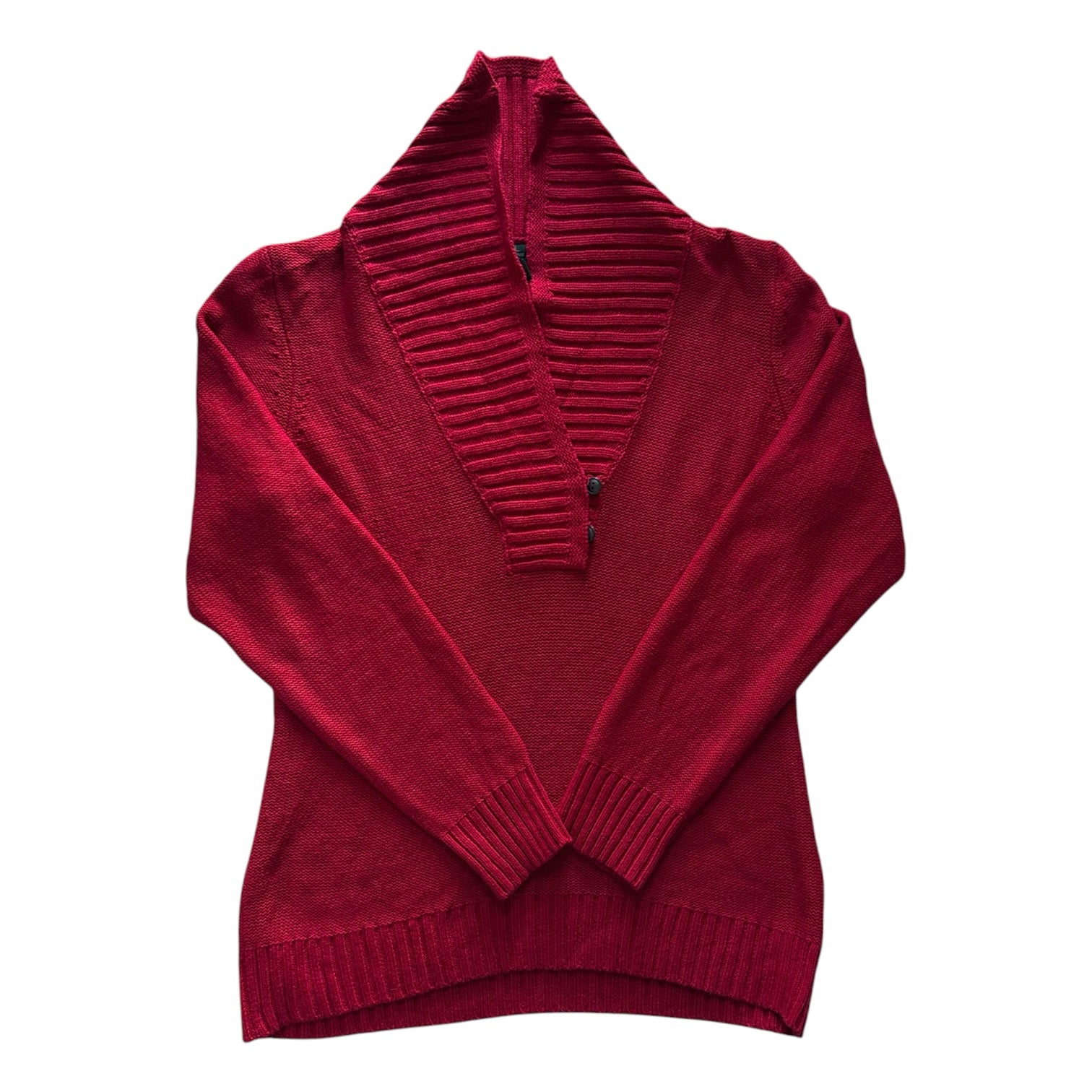 Woman's Extra large Ralph Lauren Red Shawl Neck Jumper