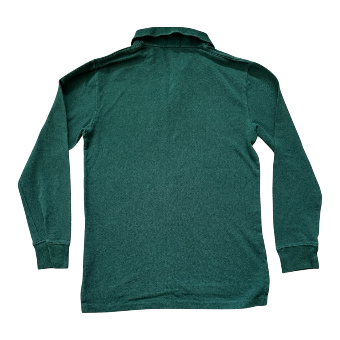 Aged 14-16 Ralph Lauren Green Long Sleeved Polo Shirt