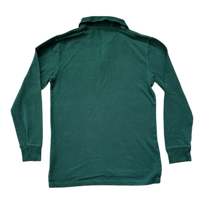Aged 14-16 Ralph Lauren Green Long Sleeved Polo Shirt