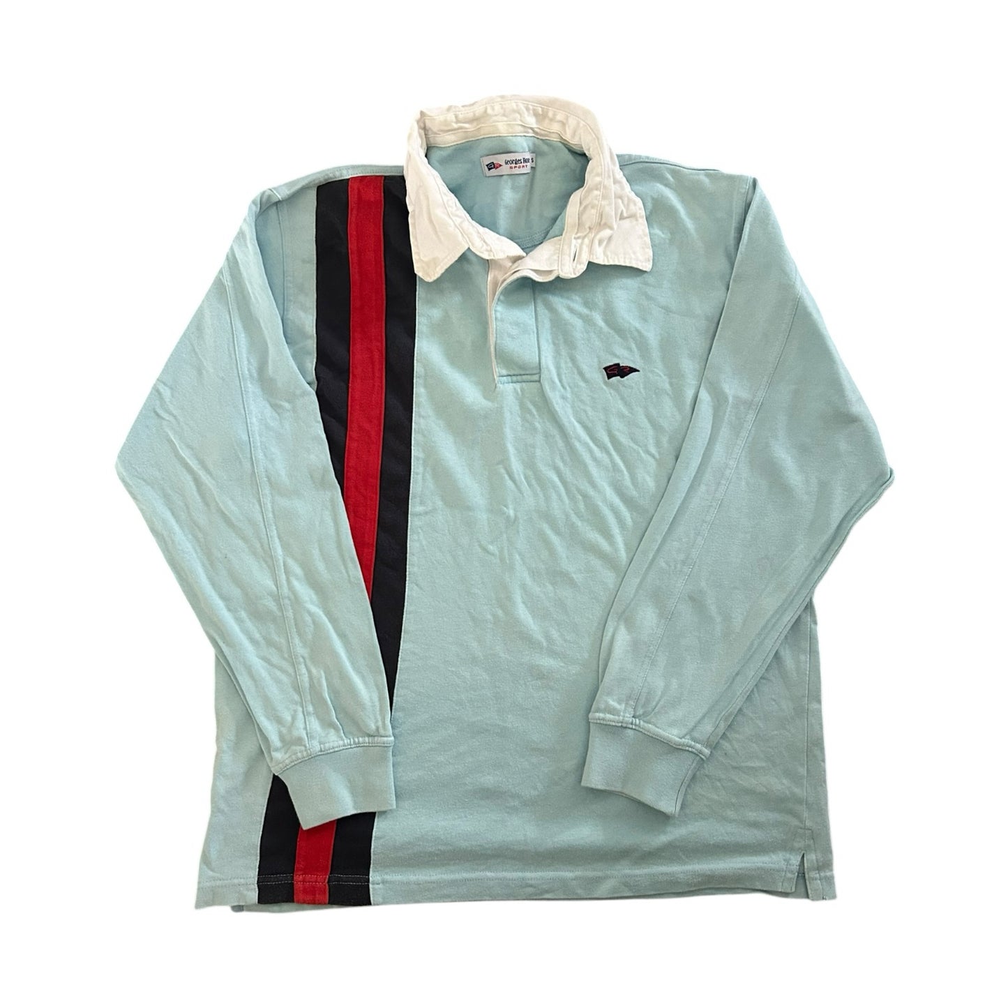 Small George Ross Sport Blue Rugby Shirt