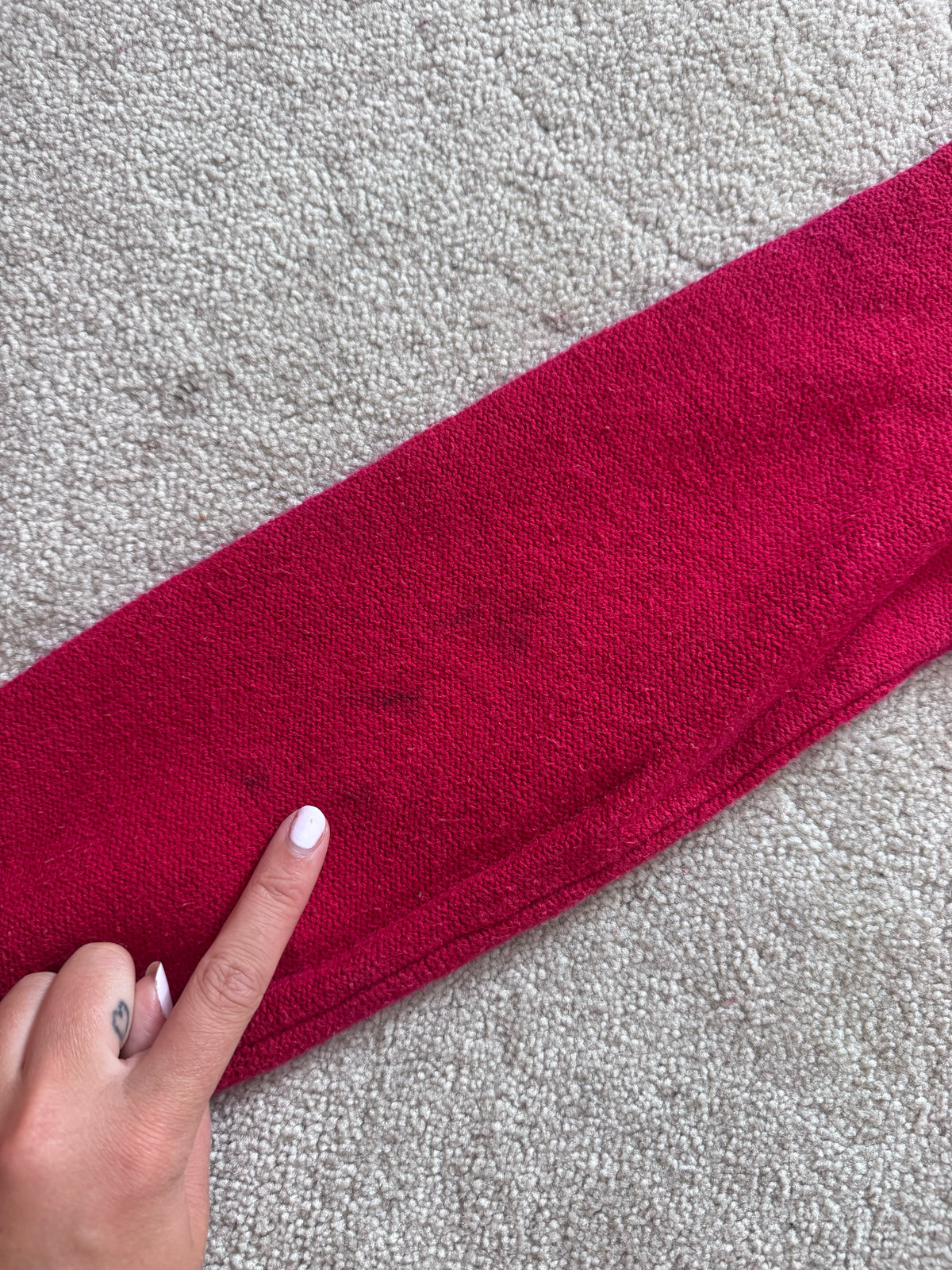 Extra large Chaps Pink V-Neck Cable Knit Jumper