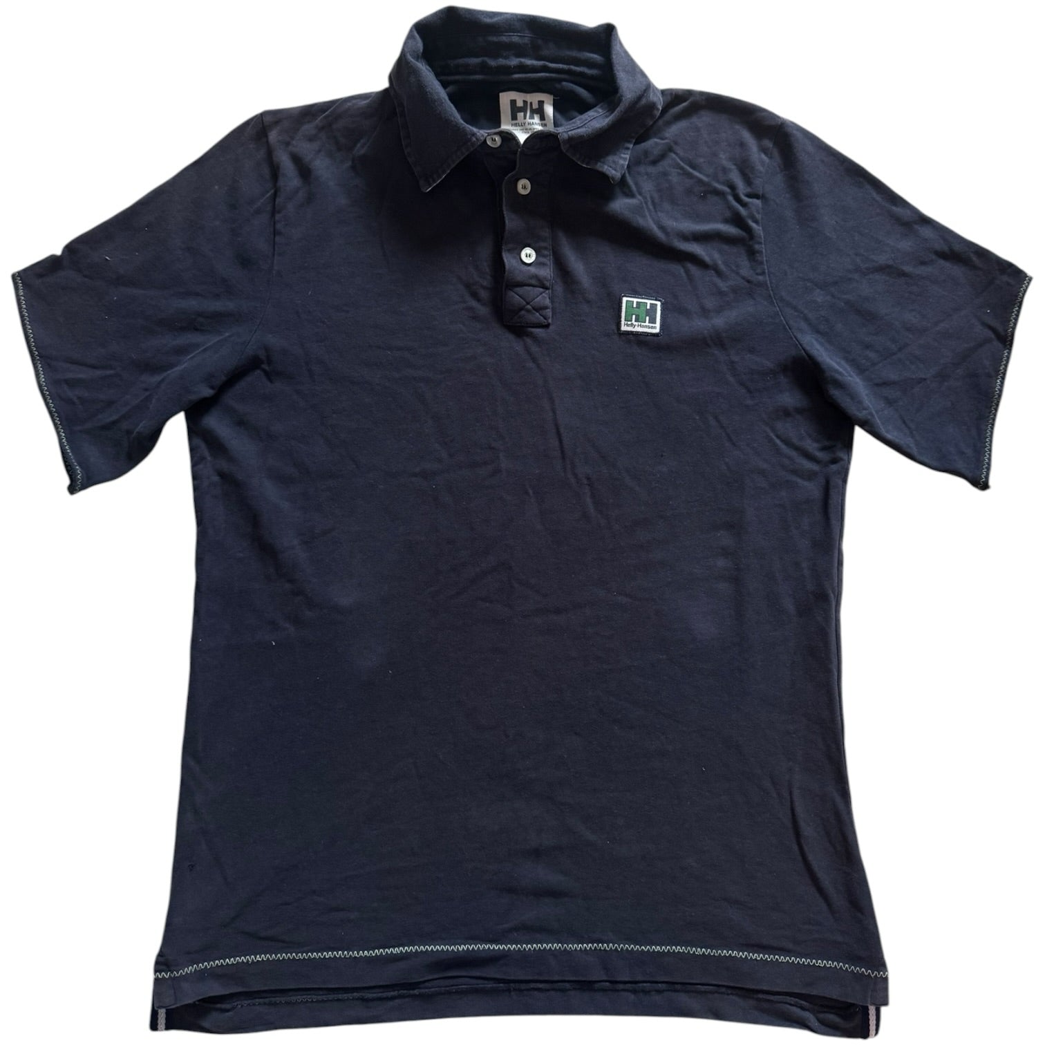 Medium Helly Hansen Navy Polo Shirt