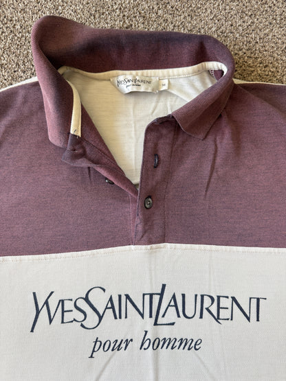 Medium Yves Saint Laurent White Polo Shirt