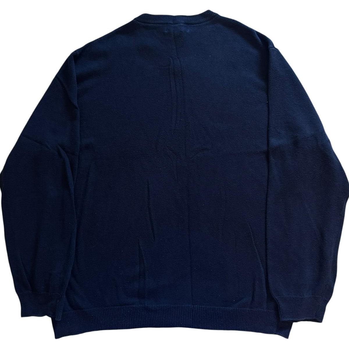 Extra large Chaps Navy and Grey V-Neck Jumper