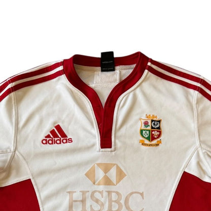 Large Adidas 2009 Lions White Rugby Shirt