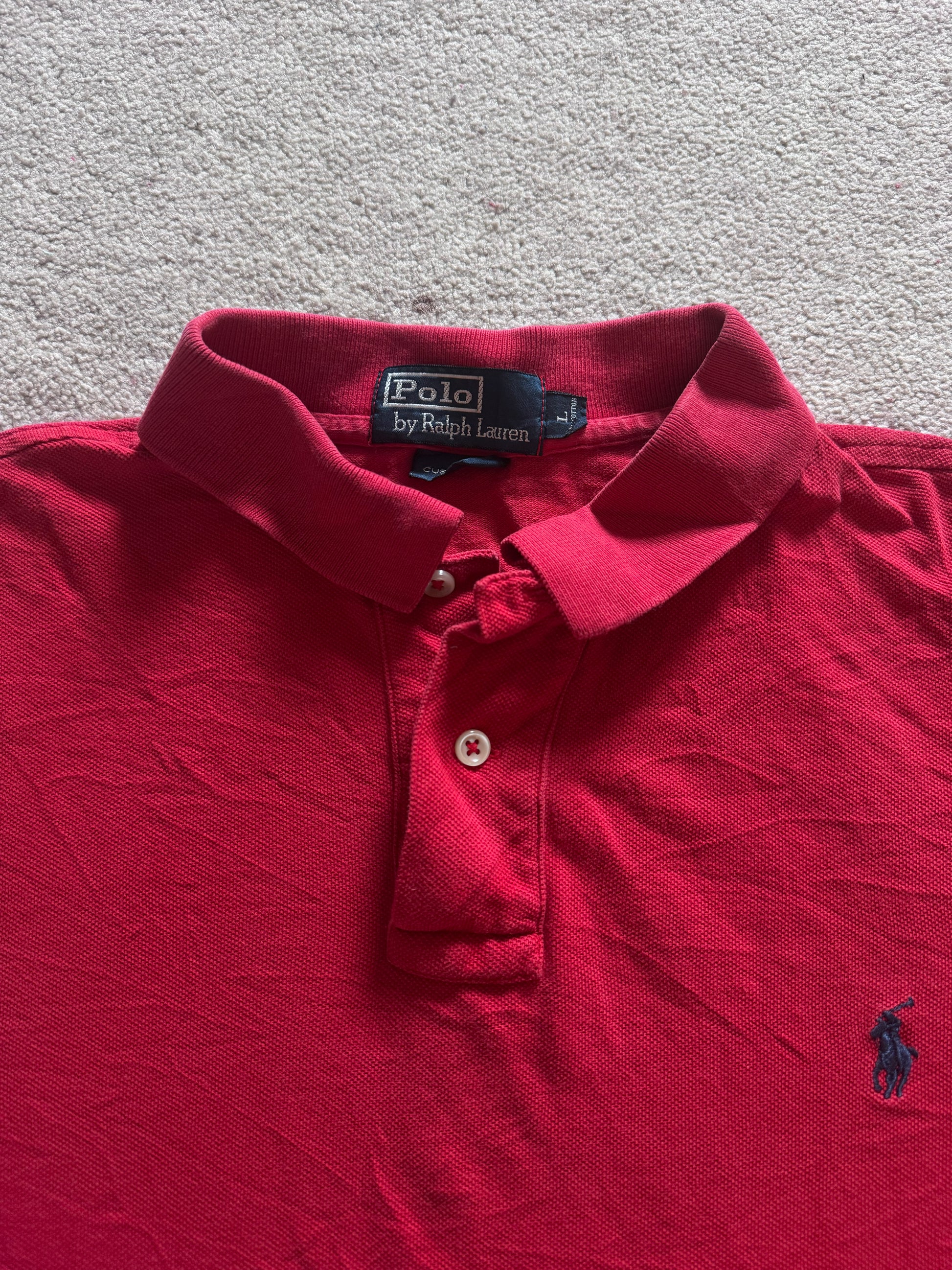 Large Ralph Lauren Red Polo Shirt