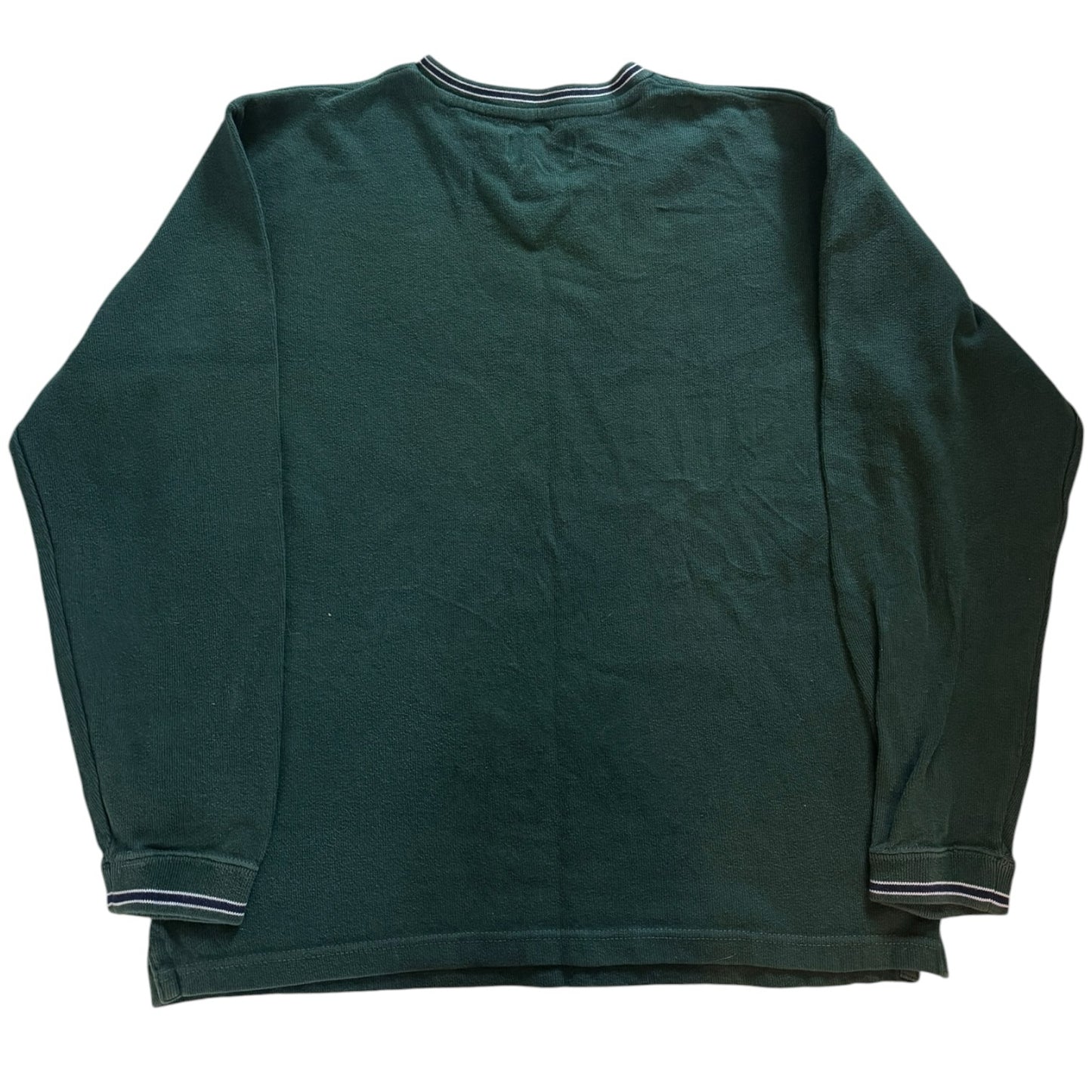 Medium Chaps Green V-Neck Sweatshirt