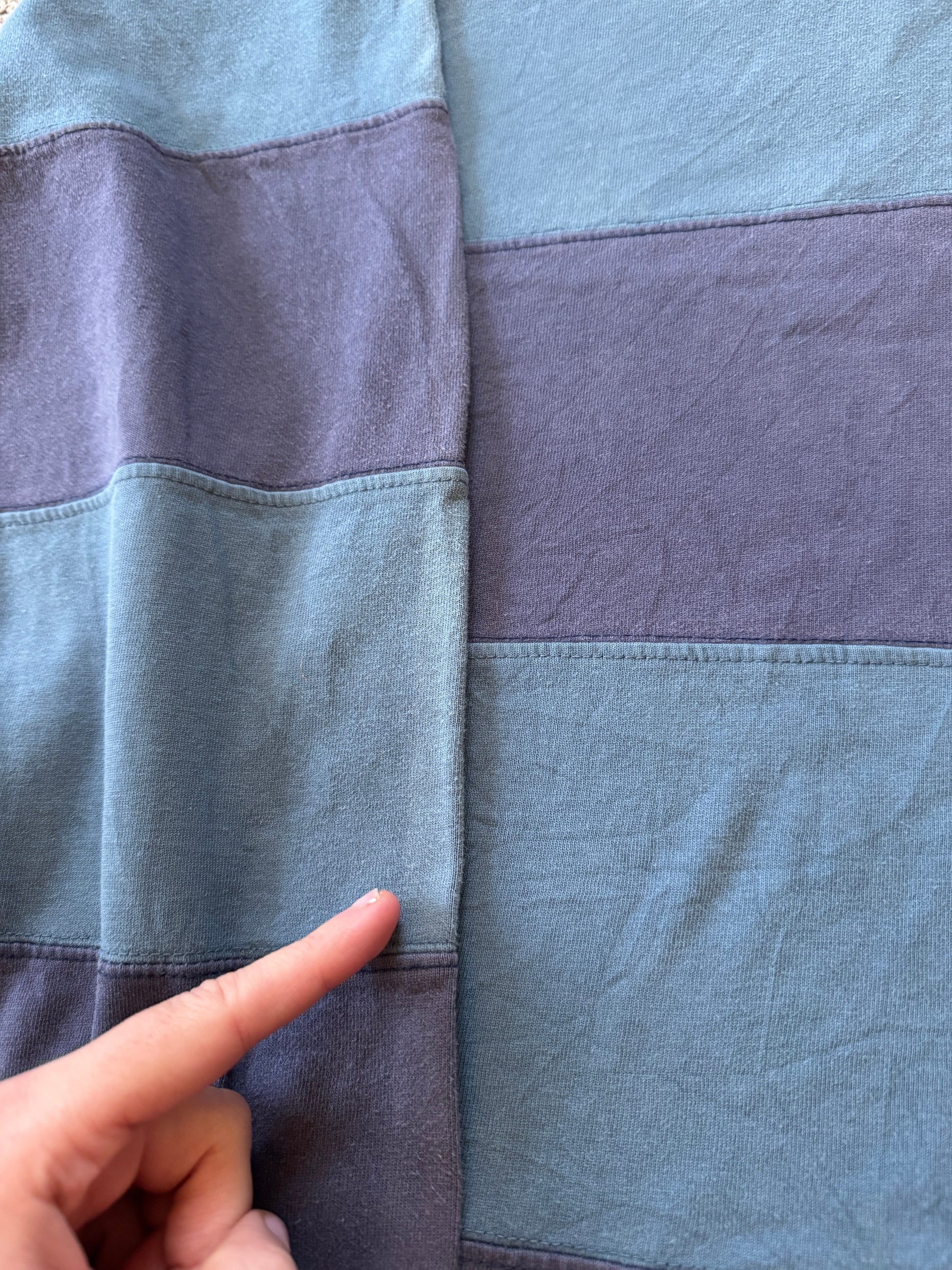 Extra large Kappa Blue And Navy Rugby Shirt