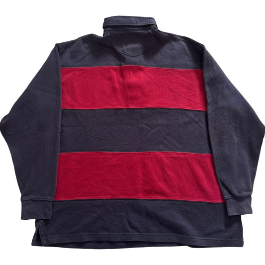 Medium Phil and Craft Navy and Red Rugby Shirt
