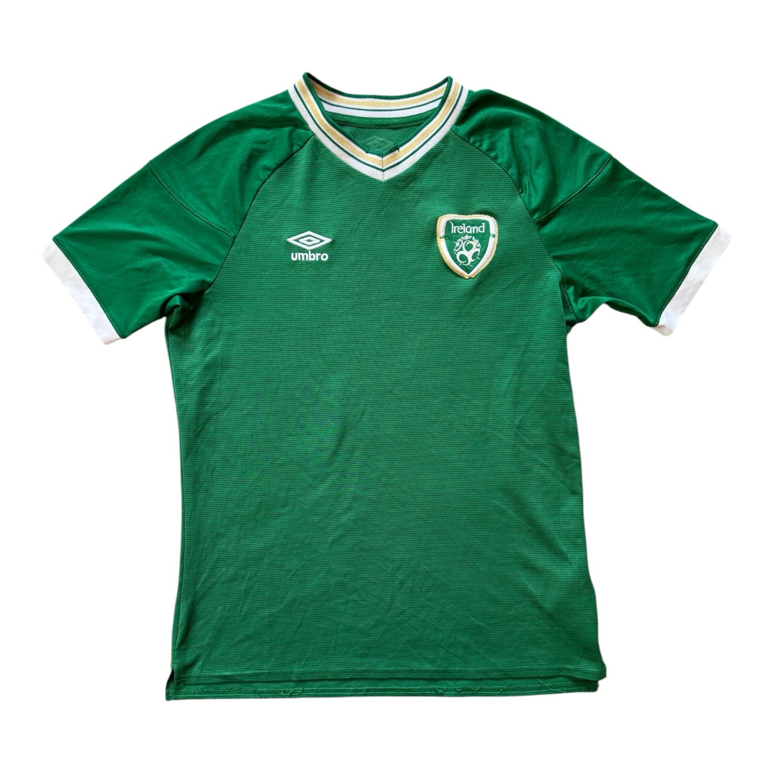 Youth Extra large Umbro Green Ireland Football Shirt