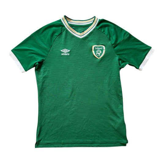 Youth Extra large Umbro Green Ireland Football Shirt