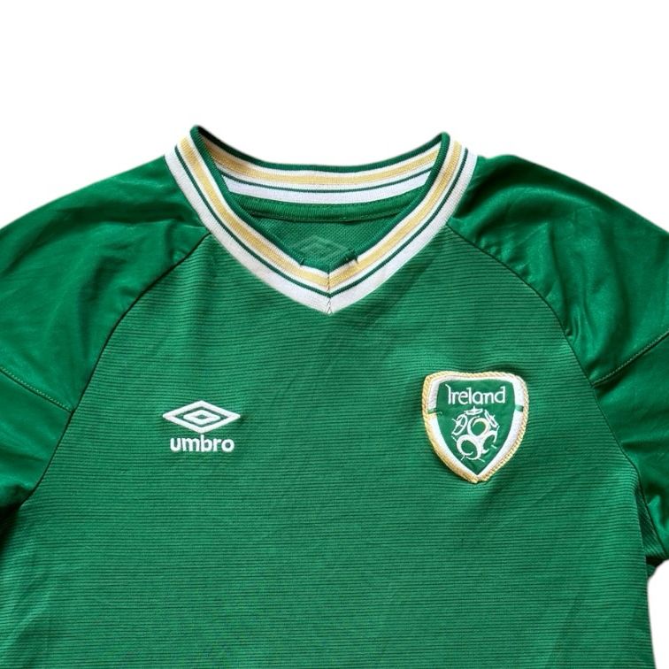 Youth Extra large Umbro Green Ireland Football Shirt