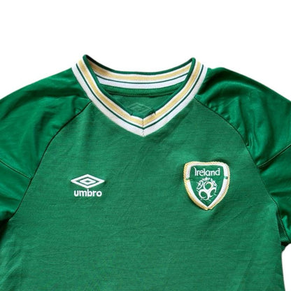 Youth Extra large Umbro Green Ireland Football Shirt