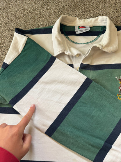 XXL Nottingham Rugby Green and White Rugby Shirt