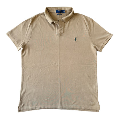 Large Ralph Lauren Beige Polo Shirt