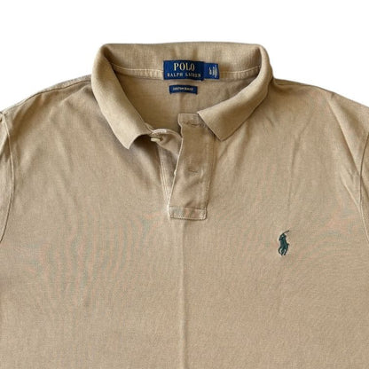 Large Ralph Lauren Beige Polo Shirt