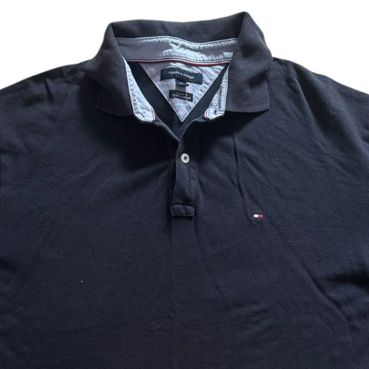 Large Tommy Hilfiger Navy Classic Fit Polo Shirt