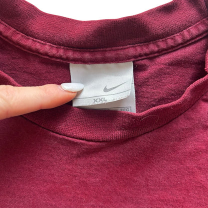 XXL Nike Burgundy Red T-Shirt