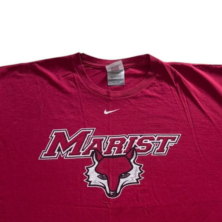 XXL Nike Red Marist Red Foxes American Football T-Shirt