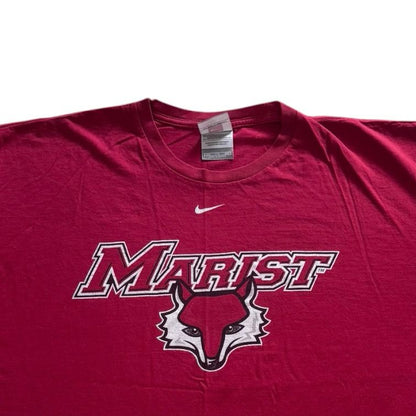 XXL Nike Red Marist Red Foxes American Football T-Shirt
