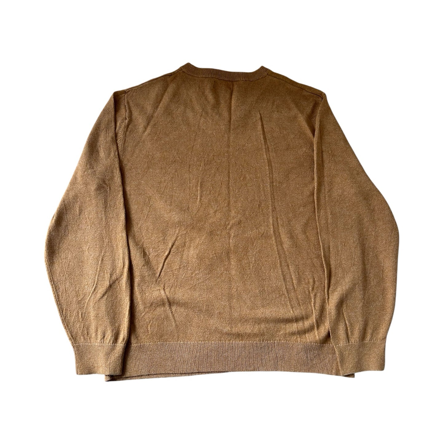 XXL Nautica Brown V-Neck Jumper