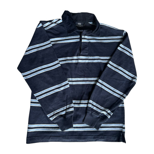 Medium BNZ Navy and Blue Rugby Shirt
