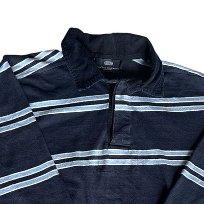 Medium BNZ Navy and Blue Rugby Shirt