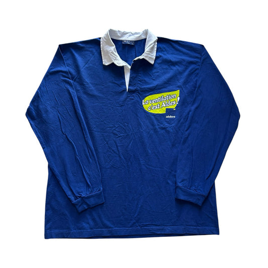 XXL Solis Blue Rugby Shirt