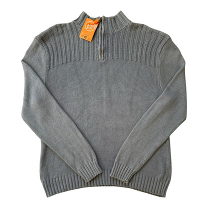 Extra large Ralph Lauren Light Blue Ribbed 1/4 Zip