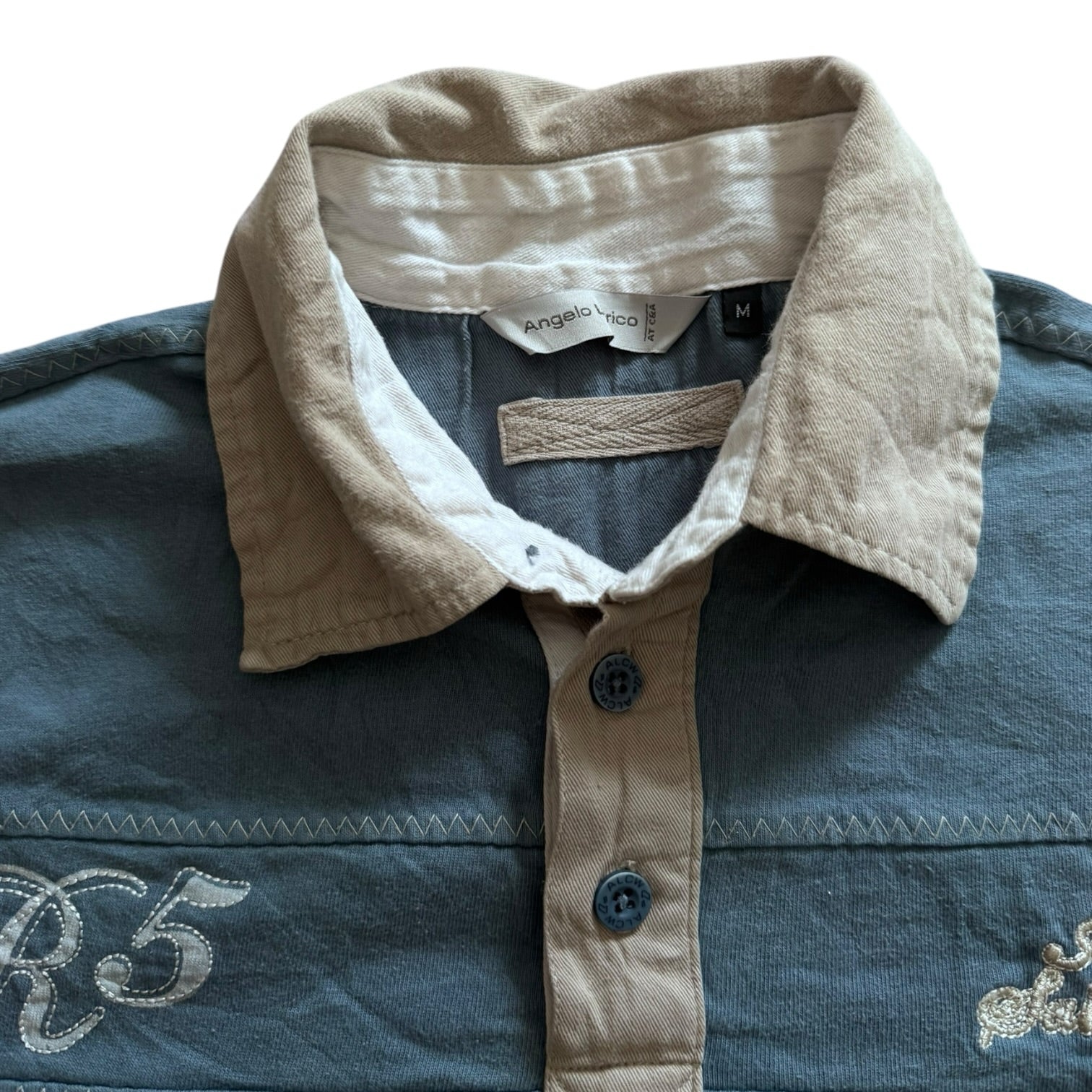 Medium Angelo Blue Rugby Shirt