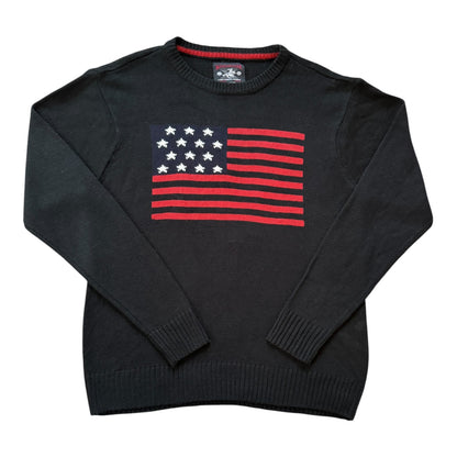 Extra large Winchester Black USA Flag Jumper