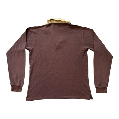 Extra large Flor Da Costa Bakery Brown Rugby Shirt