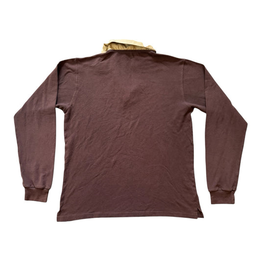 Extra large Flor Da Costa Bakery Brown Rugby Shirt