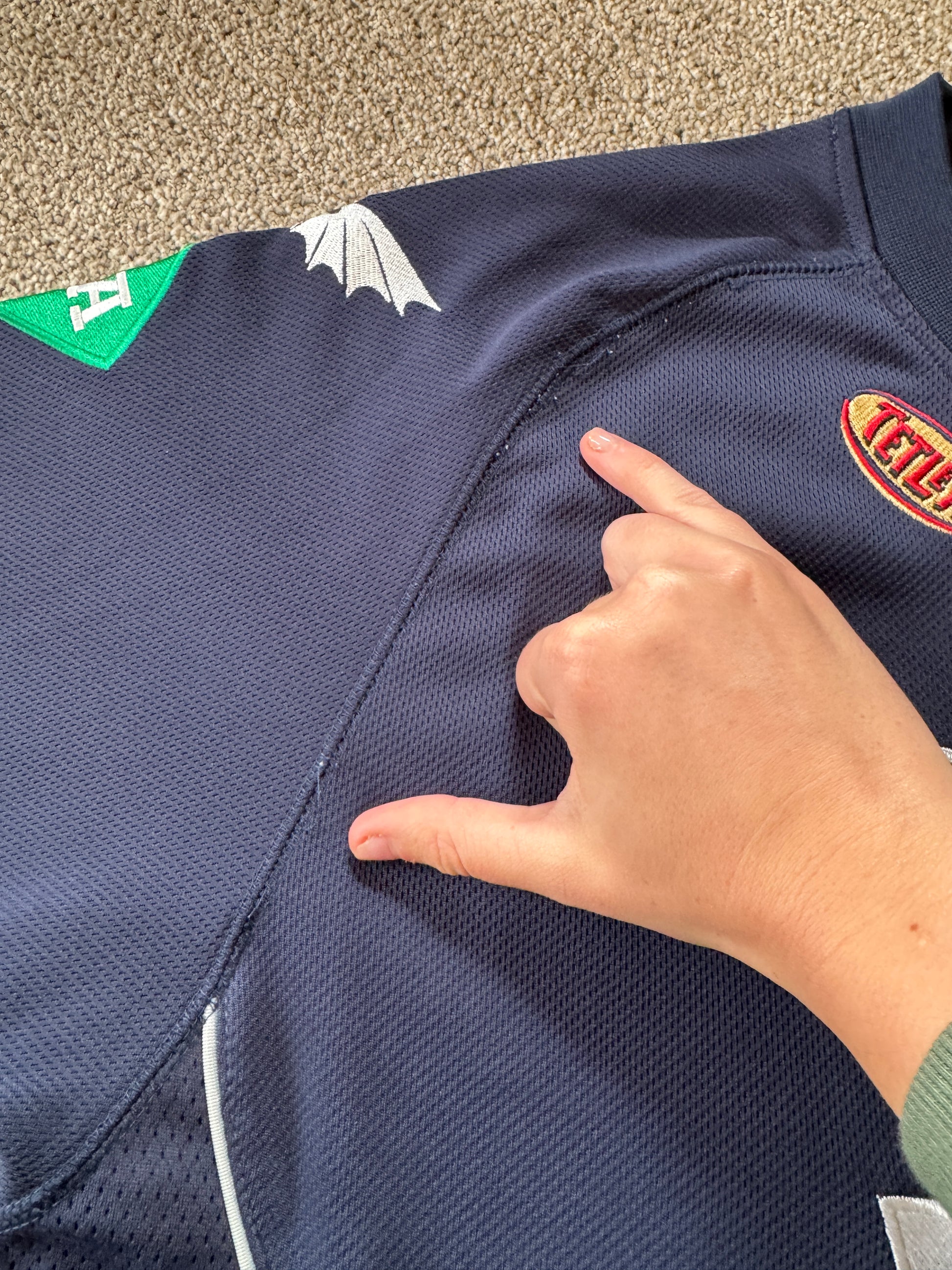 Extra large Kooga Scarlets Navy Rugby Shirt