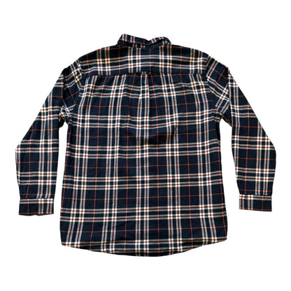 Brand New XXL Crew Clothing Navy Tartan Shirt
