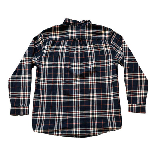 Brand New XXL Crew Clothing Navy Tartan Shirt